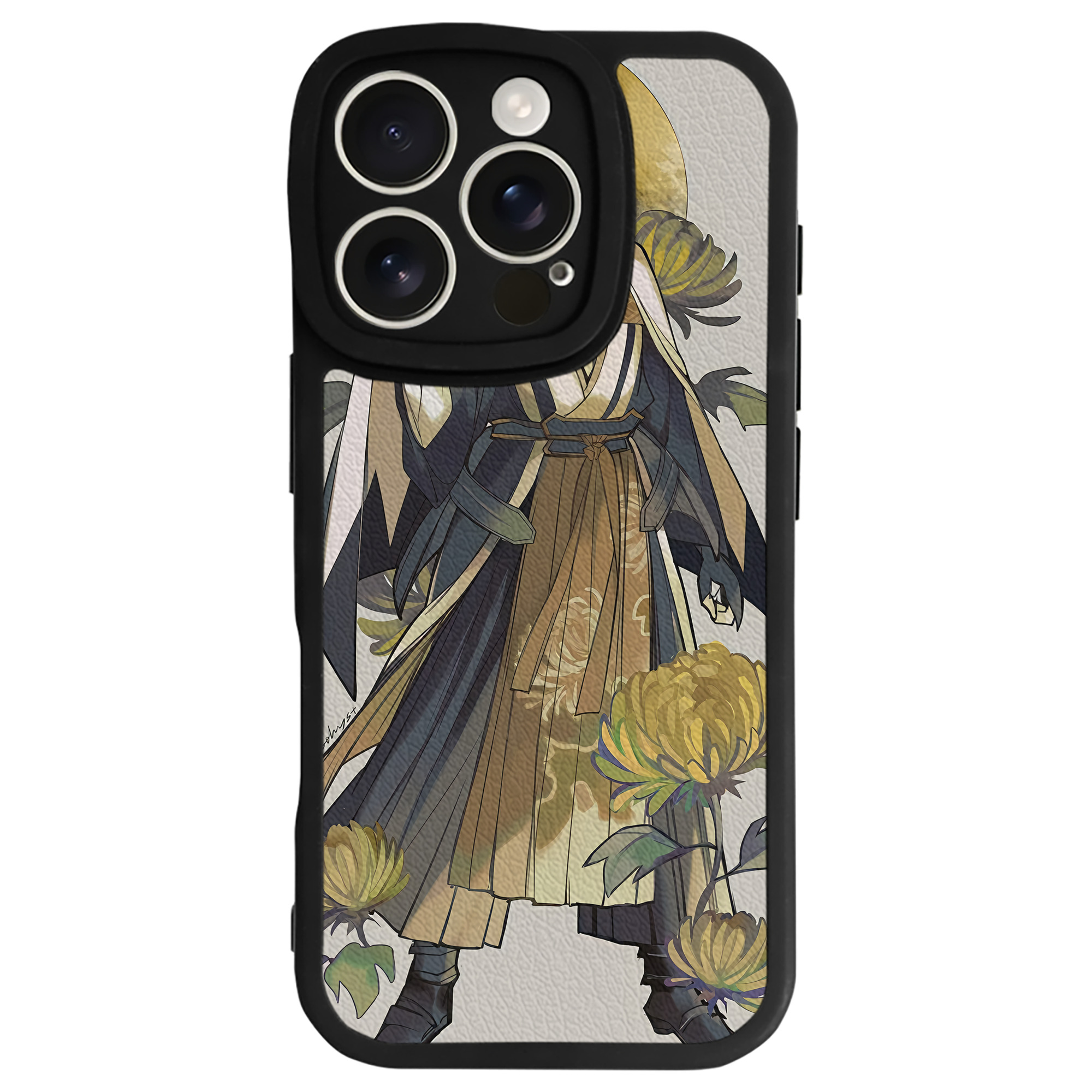 （画像用） 刀剣乱舞 Touken Ranbu 【iPhone 16シリーズ対応】シリコンスマホケース（レザー調） 材質：シリコン